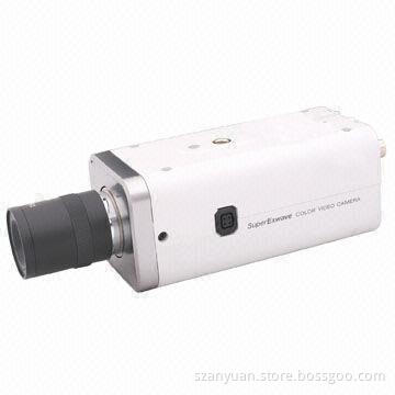 Wide Dynamic Range Box Camera with 1/3-inch DPS Sensor, 690TVL, WDR 120dB, OSD, ICR